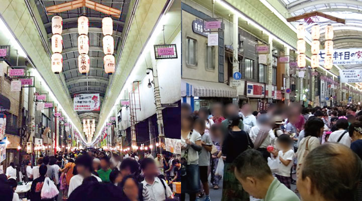 京都三条会商店街　七夕夜市
