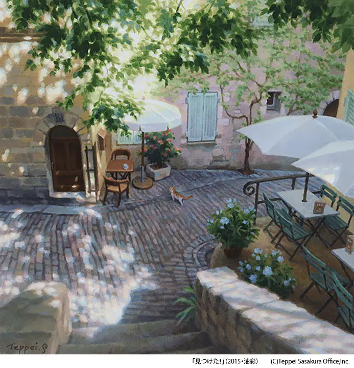 「そこには光がある、物語がある」展（笹倉鉄平ちいさな絵画館）