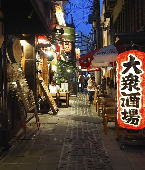 お初天神 裏参道
