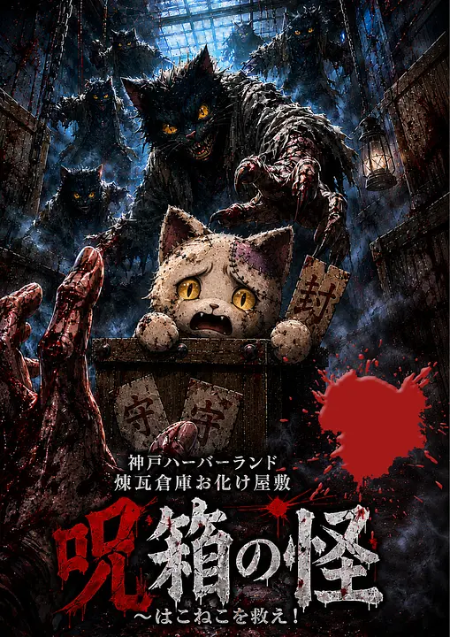神戸ハーバーランド　煉瓦倉庫お化け屋敷　呪箱の怪～はこねこを救え！
