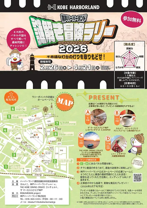 謎解き冒険ラリー（神戸ハーバーランド）